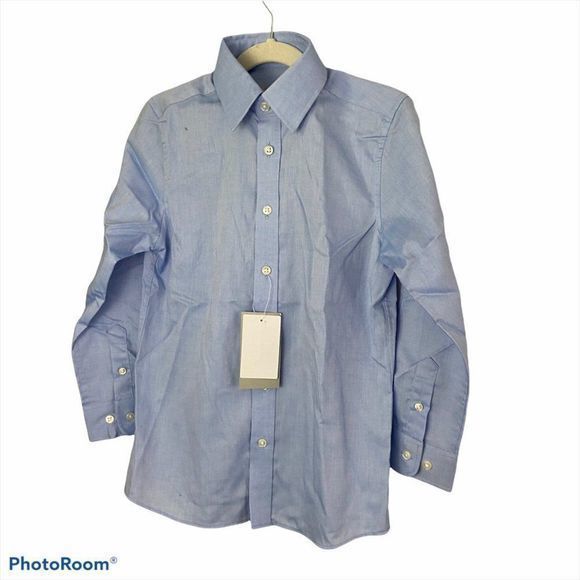 NWT NORDSTROM Blue Azurite Button Down‎ Dress Shirt - Picture 7 of 7